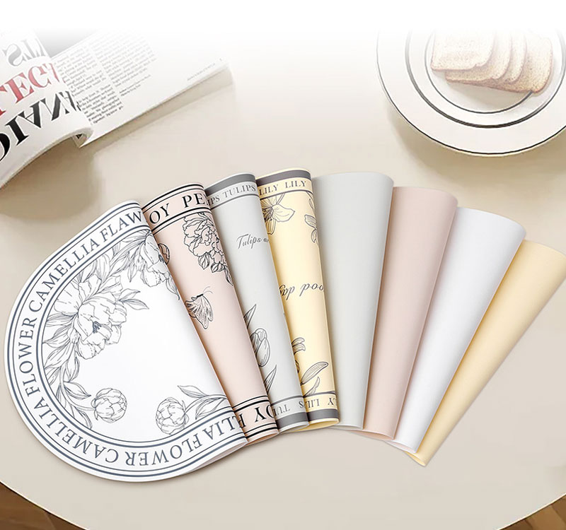 silicone oval placemat